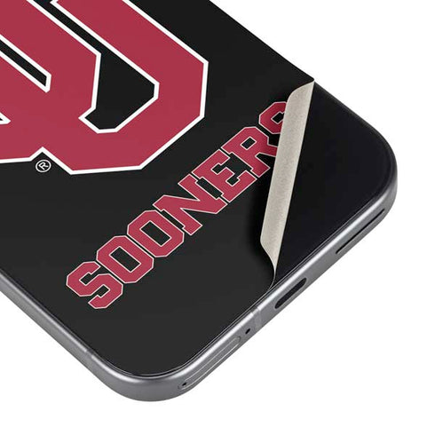 University of Oklahoma Sooners Black Pixel 9 Pro XL Skin